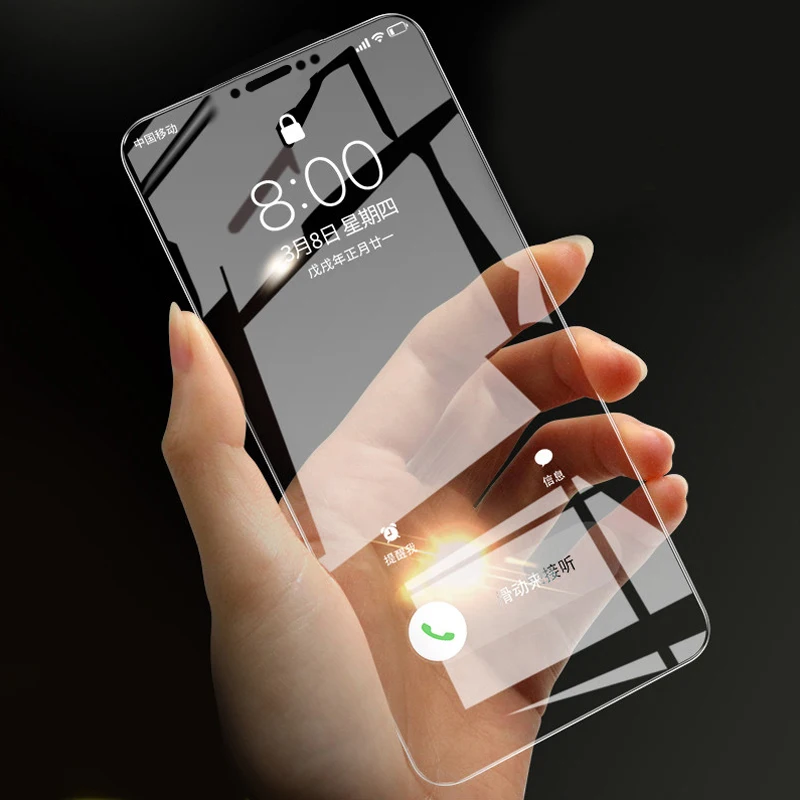 RAUGEE Clear Tempered Glass And Screen Protector For